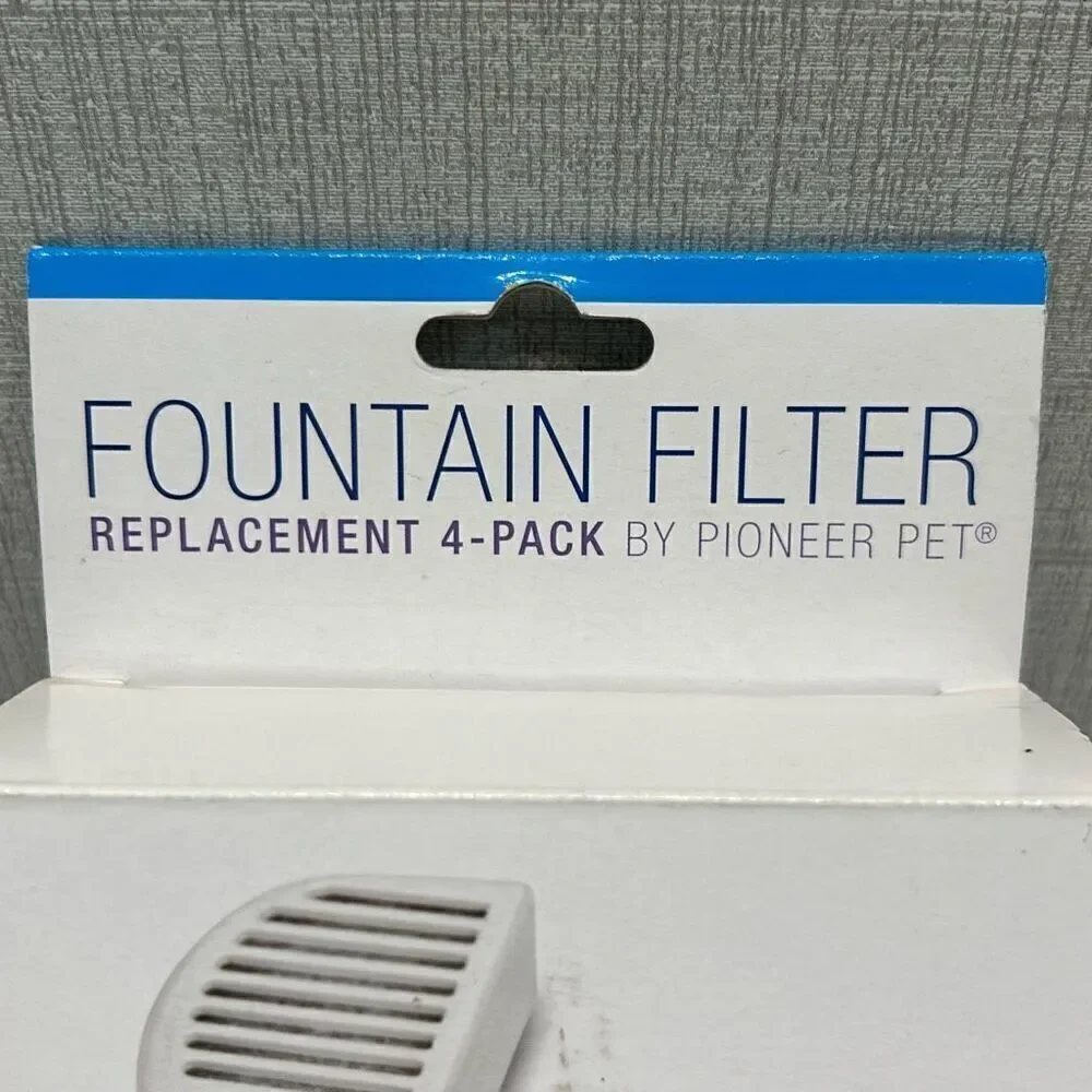 NEW Pioneer Pet Fountain Filter Replacement 4-Pack